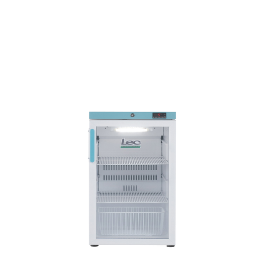 Pharmacy Fridge 107 Litre Under-Counter with Glass Door